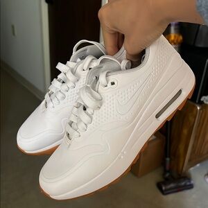 Nike White Air Max Golf Shoes